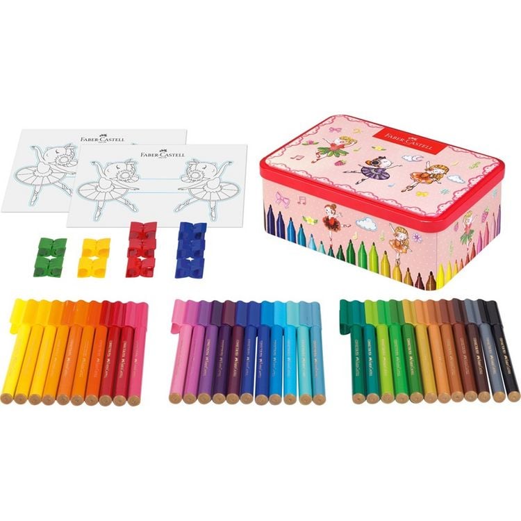 Produktbild: Faber-Castell Filzstifte Connector Ballerinabox