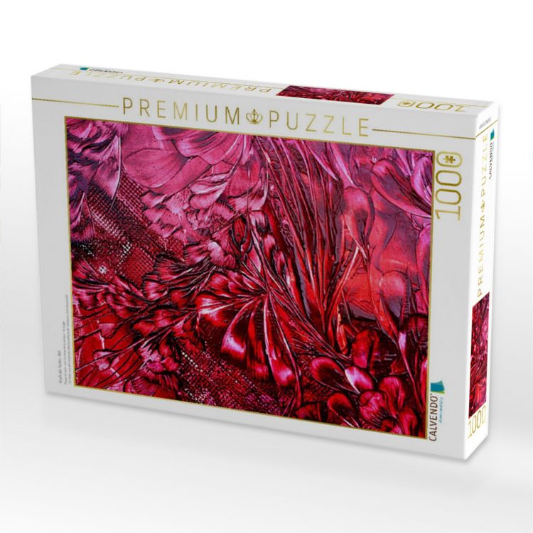 Produktbild: CALVENDO Puzzle Kraft der Farbe- Rot 1000 Teile Puzzle hoch | 1000 Teile Lege-Gr&ouml;&szlig;e 64 &times; 48 cm Foto-Puzzle f&uuml;r gl&uuml;ckliche Stunden