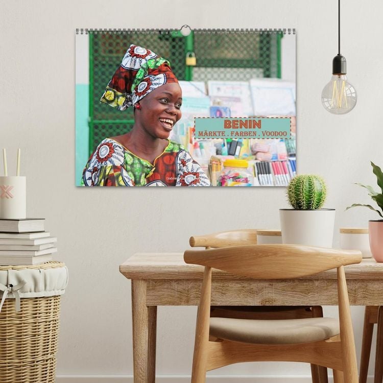 Produktbild: Benin M&auml;rkte Farben Voodoo (Wandkalender 2027 DIN A3 quer), CALVENDO Monatskalender