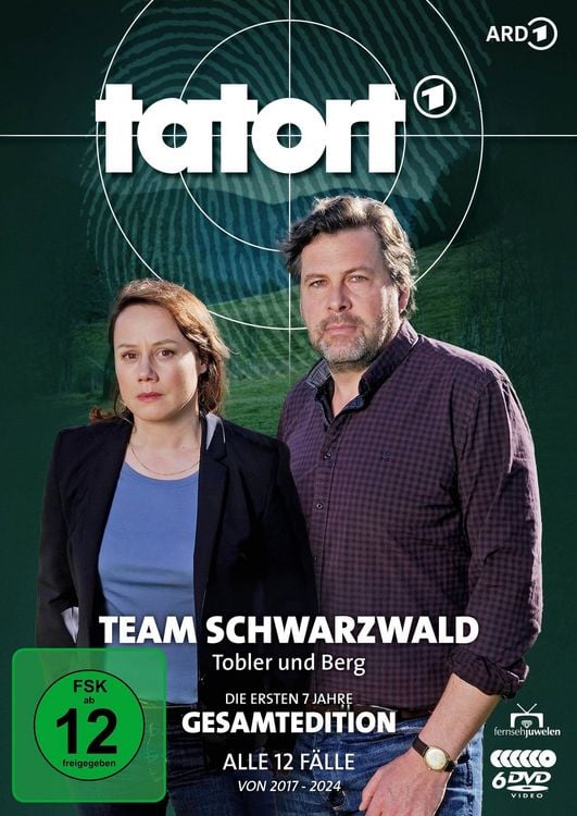 Produktbild: Tatort - Team Freiburg & Schwarzwald: Tobler und Berg - Die ersten 7 Jahre (Alle 12 F&auml;lle von 2017-2024) [6 DVDs]