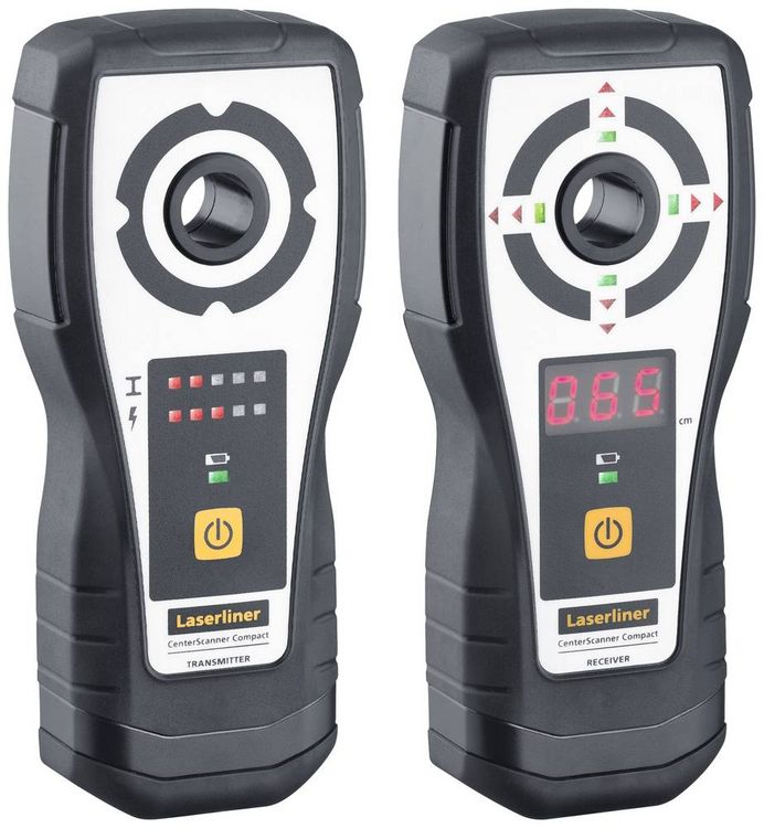Produktbild: Laserliner 075.400A Elektriker, Sanit&auml;r Professionelles Bohrf&uuml;hrungsger&auml;t zur sicheren Bestimmung der Ein- und Austrittspunkte an