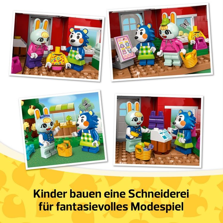Produktbild: LEGO Animal Crossing Die Schneiderei der Schneiderschwestern Set 77055