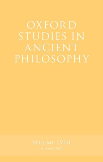 Produktbild: Oxford Studies in Ancient Philosophy, Volume 58