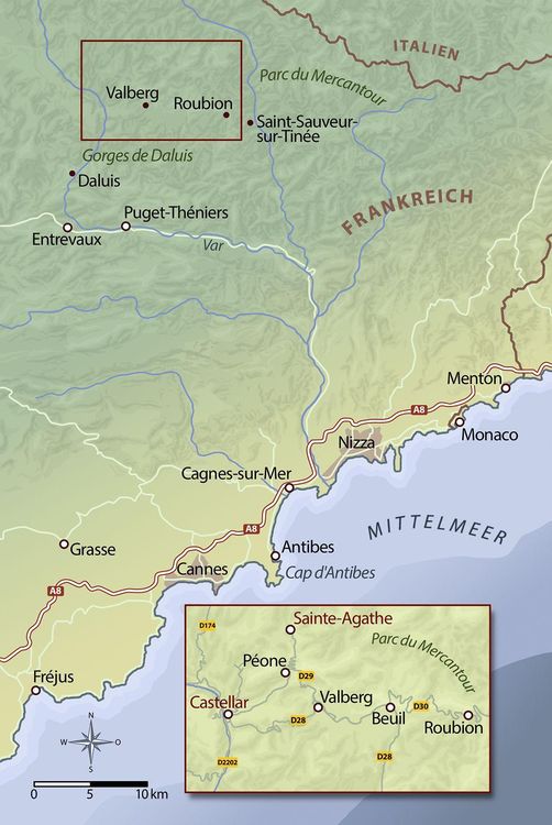 Wölfe an der Côte d'Azur