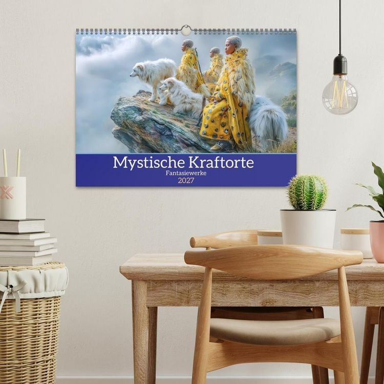 Produktbild: Mystische Kraftorte - Fantasiewerke (Wandkalender 2027 DIN A3 quer), CALVENDO Monatskalender