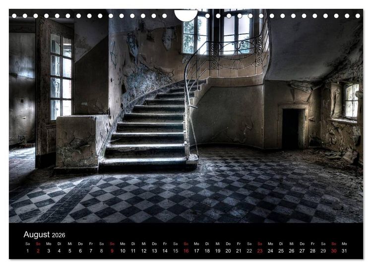 Produktbild: Verlassene Orte - Berlin - Brandenburg (Wandkalender 2026 DIN A4 quer), CALVENDO Monatskalender