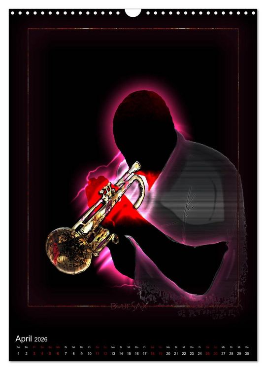 Produktbild: Jazz Ewig (Wandkalender 2026 DIN A3 hoch), CALVENDO Monatskalender