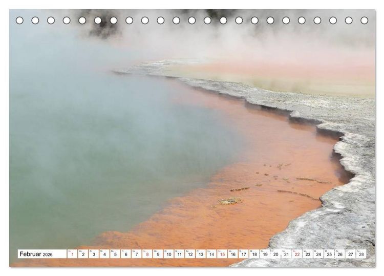 Produktbild: Neuseeland. Traumhafte Naturlandschaften (Tischkalender 2026 DIN A5 quer), CALVENDO Monatskalender