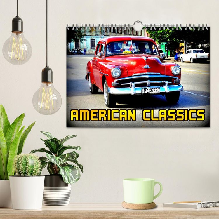 Produktbild: American Classics (Wandkalender 2026 DIN A4 quer), CALVENDO Monatskalender
