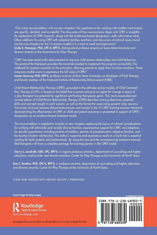 Produktbild: Child-Parent Relationship Therapy (CPRT)