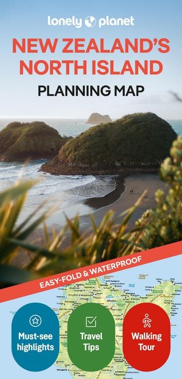 Produktbild: Lonely Planet New Zealand's North Island Planning Map