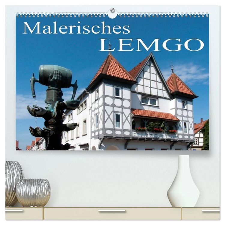 Produktbild: Malerisches Lemgo (hochwertiger Premium Wandkalender 2026 DIN A2 quer), Kunstdruck in Hochglanz