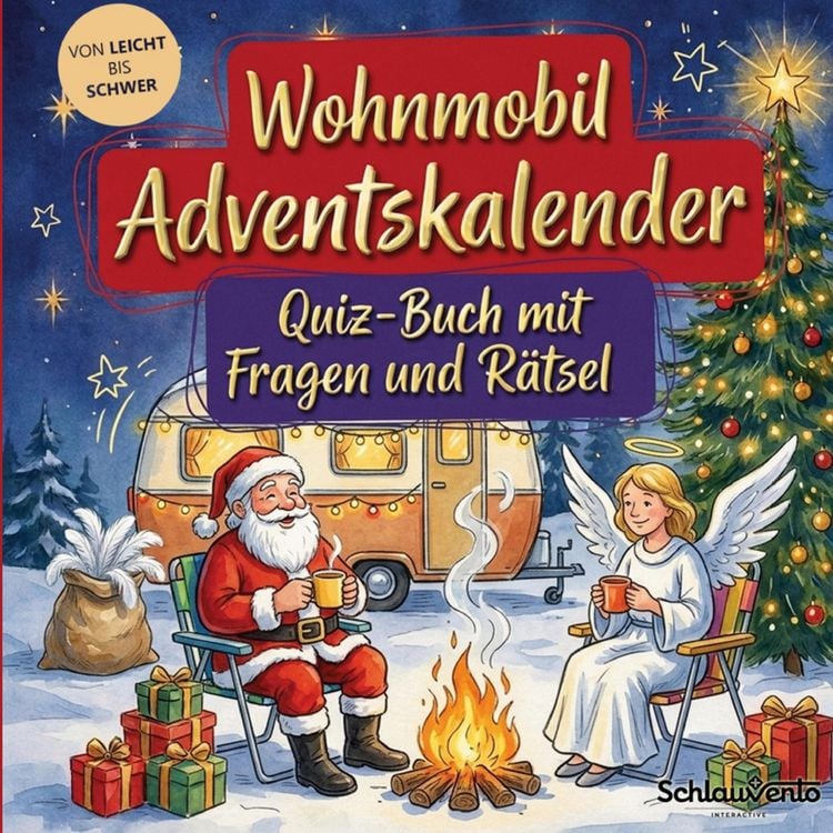 Produktbild: Wohnmobil-Adventskalender: Quiz-Buch mit Fragen und R&auml;tsel