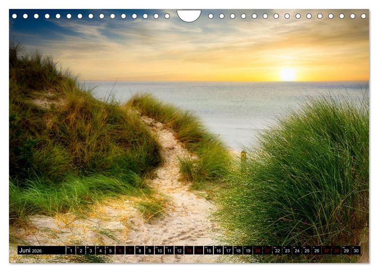 Produktbild: Fischland - Dar&szlig;- Zingst (Wandkalender 2026 DIN A4 quer), CALVENDO Monatskalender