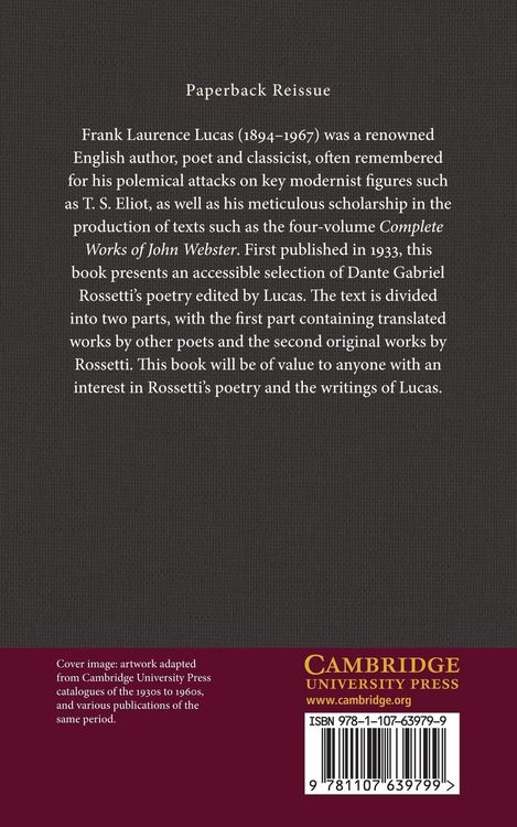 Produktbild: Dante Gabriel Rossetti