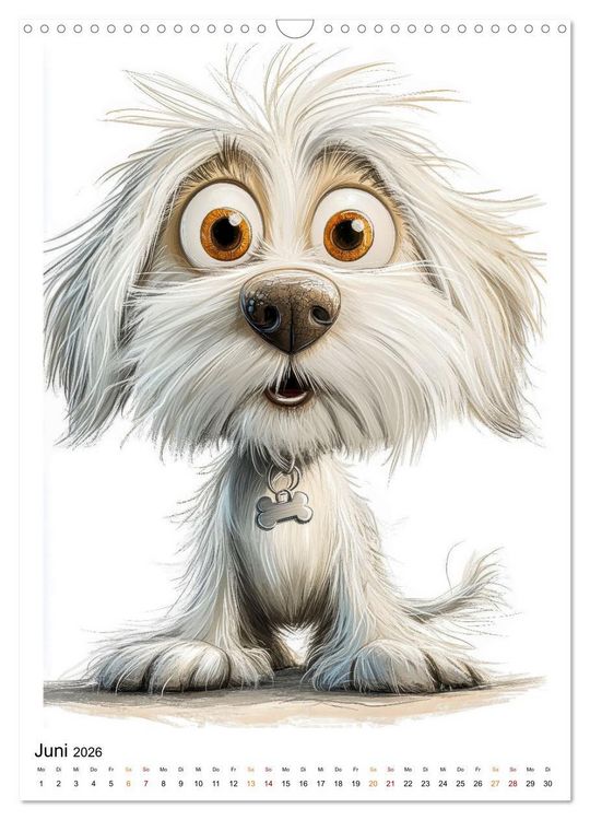 Produktbild: Hunde mit Humor (Wandkalender 2026 DIN A3 hoch), CALVENDO Monatskalender