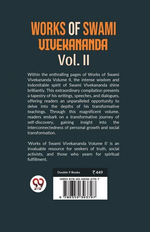 Produktbild: Works Of Swami Vivekananda Vol. II