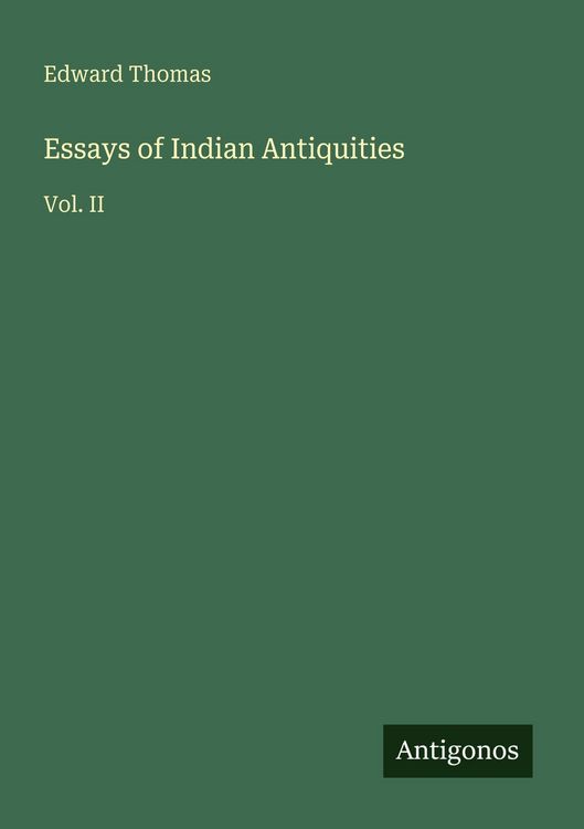 Produktbild: Essays of Indian Antiquities