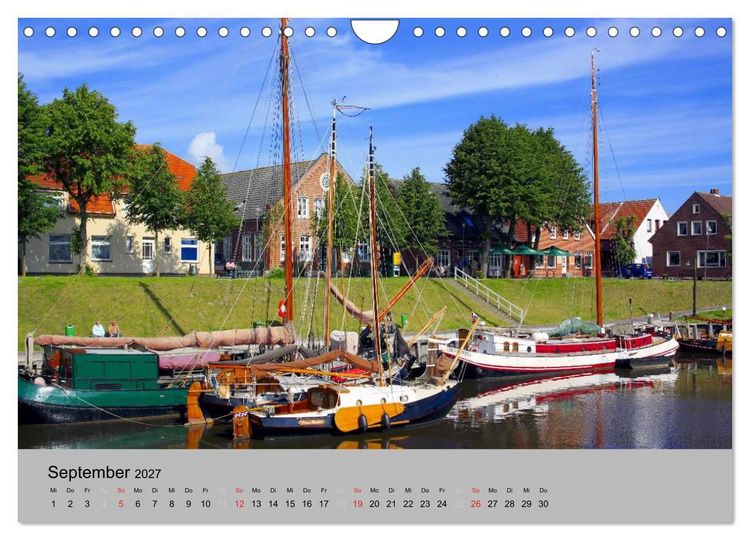 Produktbild: Ostfriesland an der Nordseek&uuml;ste (Wandkalender 2027 DIN A4 quer), CALVENDO Monatskalender