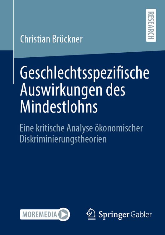 Produktbild: Geschlechtsspezifische Auswirkungen des Mindestlohns