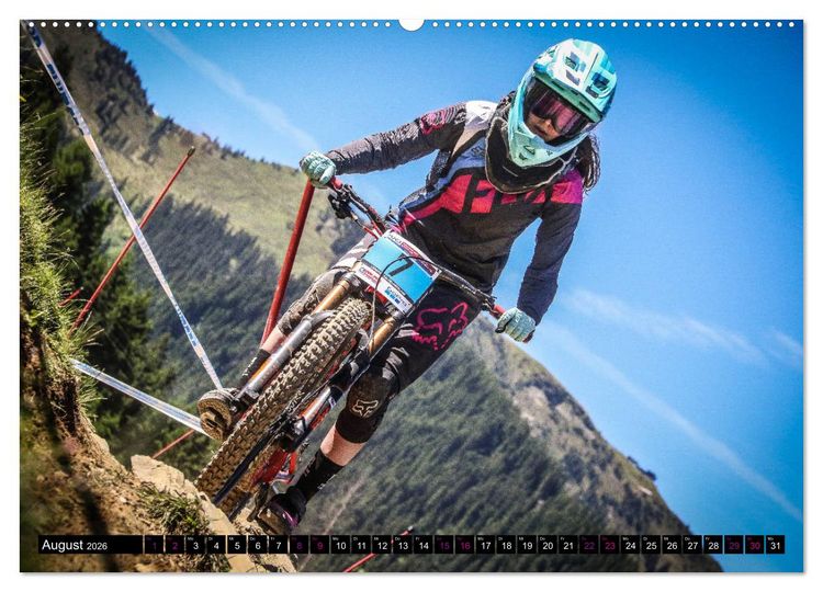 Produktbild: Women Downhill Racing (hochwertiger Premium Wandkalender 2026 DIN A2 quer), Kunstdruck in Hochglanz