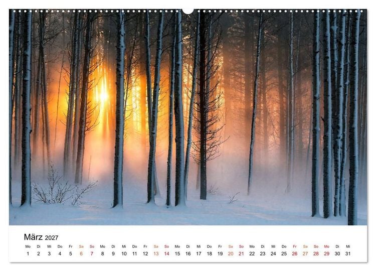 Produktbild: Sonnenjahr (Wandkalender 2027 DIN A2 quer), CALVENDO Monatskalender