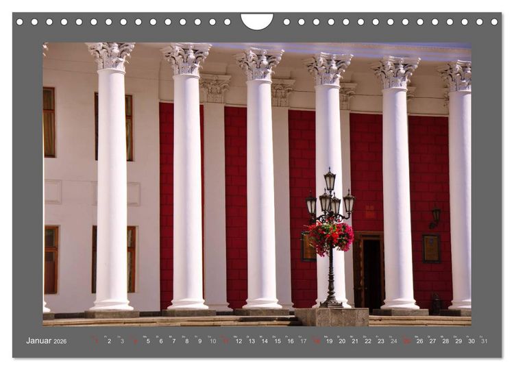 Produktbild: Odessa - Ukrainische Metropole am Schwarzen Meer (Wandkalender 2026 DIN A4 quer), CALVENDO Monatskalender