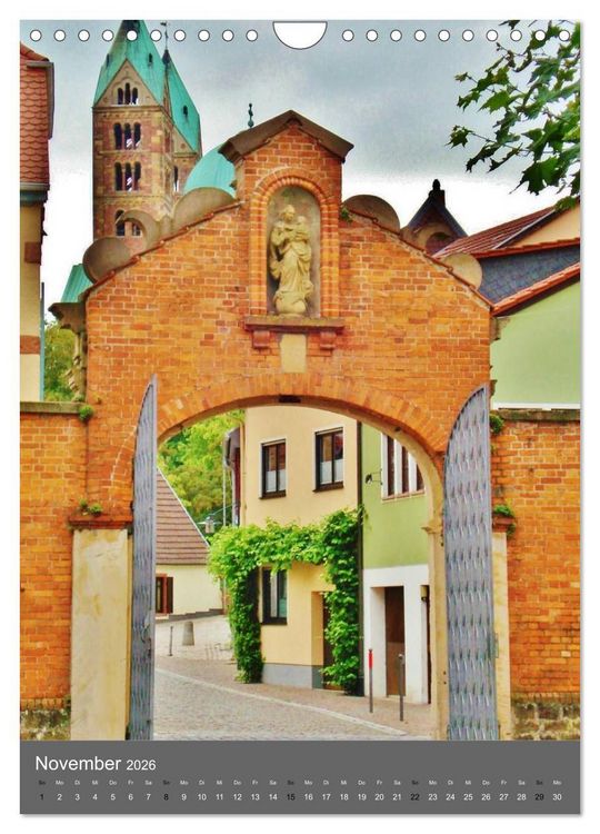 Produktbild: Kirchen und Kl&ouml;ster deutsche Kleinode (Wandkalender 2026 DIN A4 hoch), CALVENDO Monatskalender