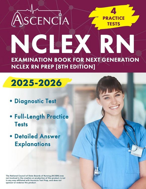 Produktbild: NCLEX RN Examination Book 2025-2026