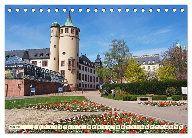 Produktbild: Speyer am Rhein Kaiserdom und Pilgerstadt (Tischkalender 2027 DIN A5 quer), CALVENDO Monatskalender