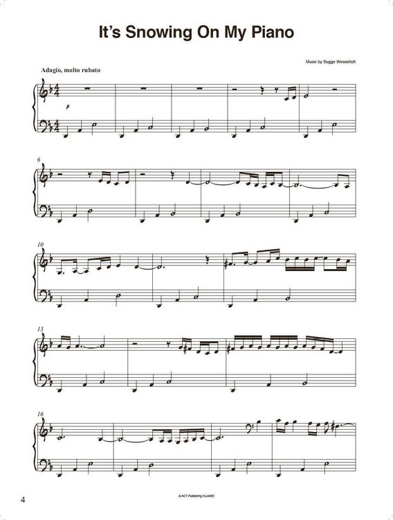 Produktbild: Bugge Wesseltoft: It&rsquo;s Snowing On My Piano