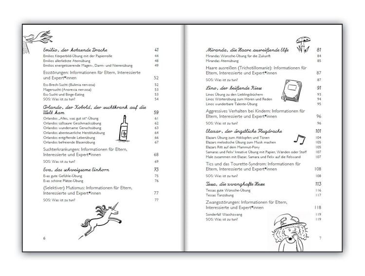 Meerjungfrau Lyra verlernt das Ritzen - Fabelhafte Soforthilfe und nachhaltige Maßnahmen bei selbstverletzendem Verhalten, Essstörungen, Zwängen und a