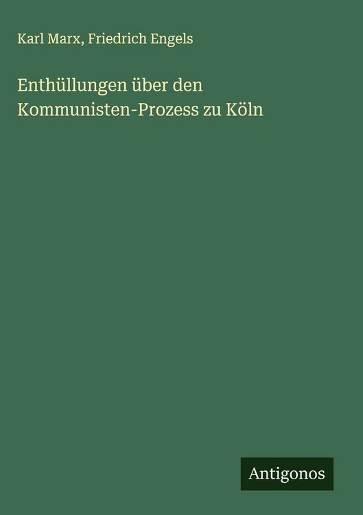 Produktbild: Enth&uuml;llungen &uuml;ber den Kommunisten-Prozess zu K&ouml;ln