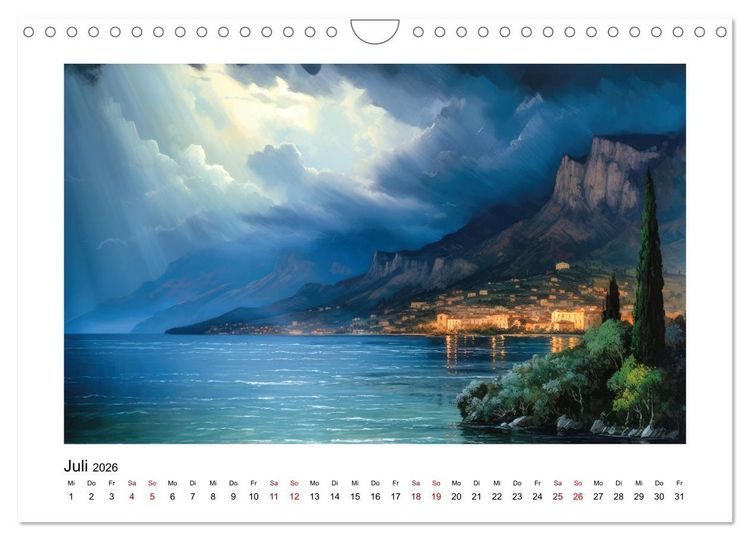 Produktbild: Lieblingssee (Wandkalender 2026 DIN A4 quer), CALVENDO Monatskalender