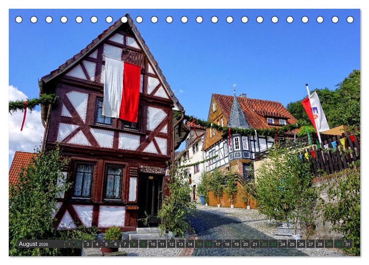 Produktbild: Sch&ouml;nes Biedenkopf Luftkurort in Hessen (Tischkalender 2026 DIN A5 quer), CALVENDO Monatskalender