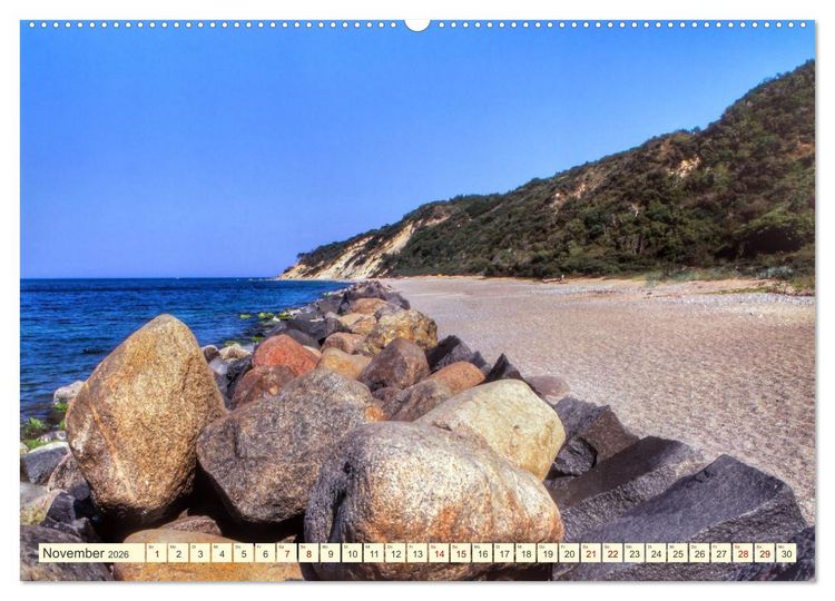 Produktbild: INSEL R&Uuml;GEN - HIDDENSEE. Du bist so sch&ouml;n. (Wandkalender 2026 DIN A2 quer), CALVENDO Monatskalender