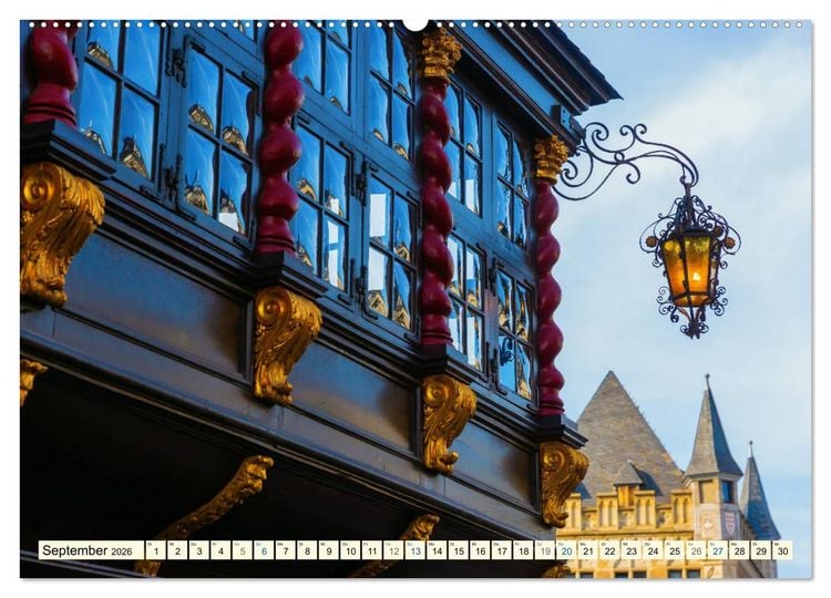 Produktbild: Aachen - die Kaiserstadt am Dreil&auml;ndereck (Wandkalender 2026 DIN A2 quer), CALVENDO Monatskalender