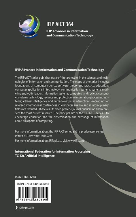Produktbild: Artificial Intelligence Applications and Innovations