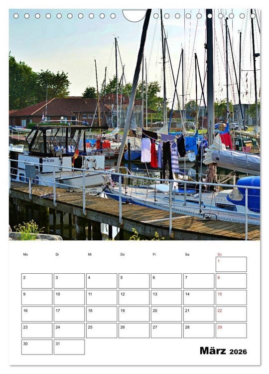 Produktbild: Marina Heiligenhafen (Wandkalender 2026 DIN A4 hoch), CALVENDO Monatskalender