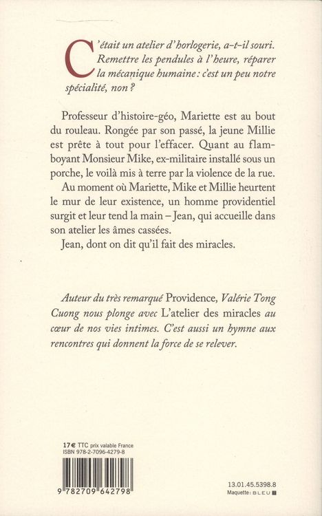 Produktbild: L'atelier des miracles