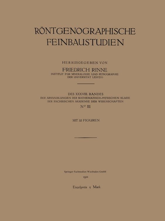 Produktbild: R&ouml;ntgenographische Feinbaustudien