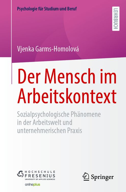 Produktbild: Der Mensch im Arbeitskontext