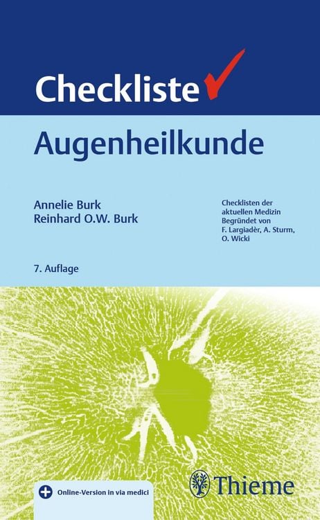 Produktbild: Checkliste Augenheilkunde