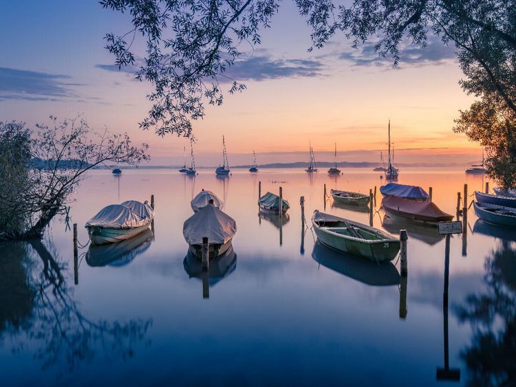 CALVENDO Puzzle 'Ammersee' - 1000 Teile, Fertige Größe 64x48 Cm, Premium-Qualität Aus Europa