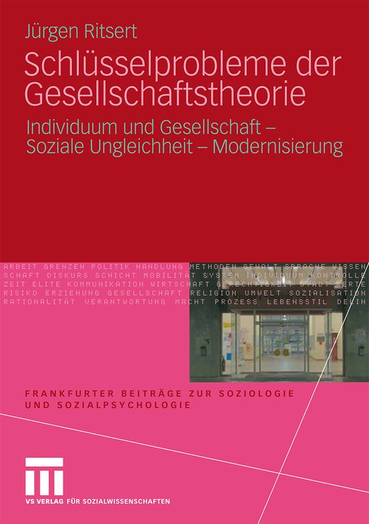 Produktbild: Schl&uuml;sselprobleme der Gesellschaftstheorie