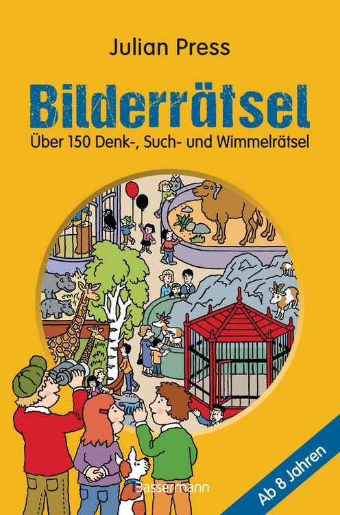 Produktbild: Bilderr&auml;tsel. &Uuml;ber 150 R&auml;tsel f&uuml;r Kinder ab 8 Jahren. Labyrinthe, Suchbilder, Wimmelbilder, Finde-den-Fehler-R&auml;tsel u.v.m.