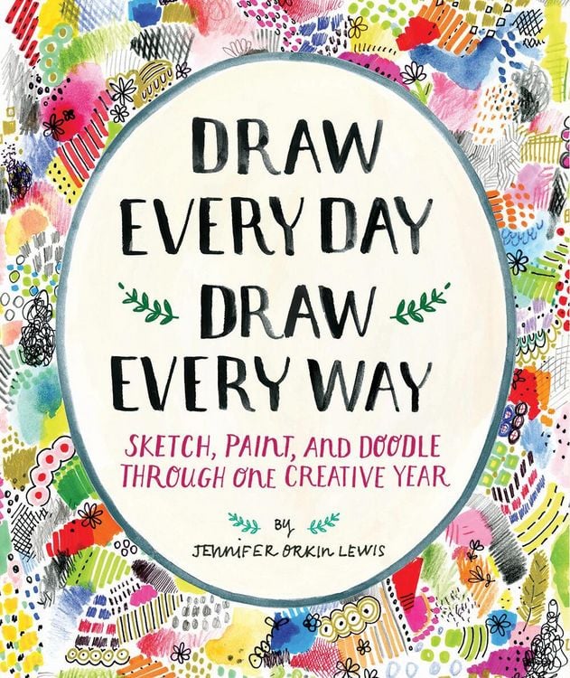 Produktbild: Draw Every Day, Draw Every Way (Guided Sketchbook)