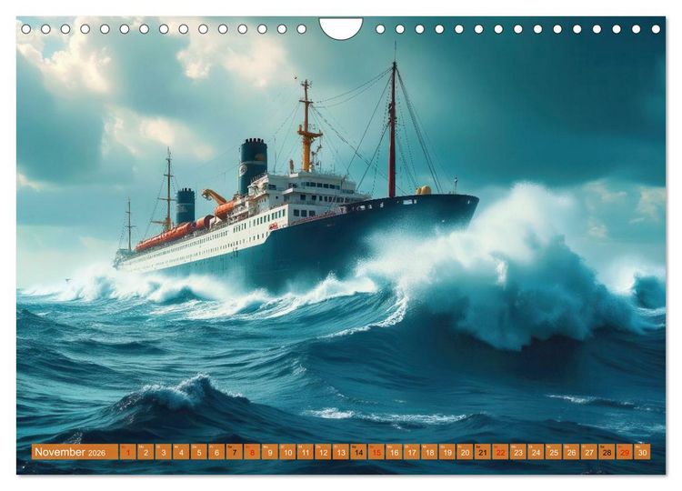 Produktbild: Monsterwellen (Wandkalender 2026 DIN A4 quer), CALVENDO Monatskalender