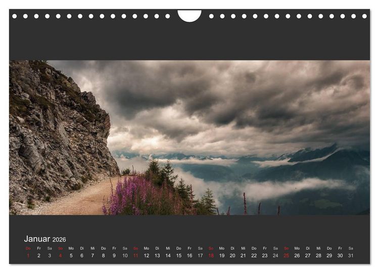 Produktbild: Alpenpanorama 2026 (Wandkalender 2026 DIN A4 quer), CALVENDO Monatskalender