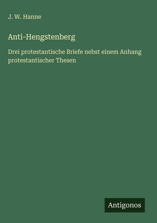 Produktbild: Anti-Hengstenberg
